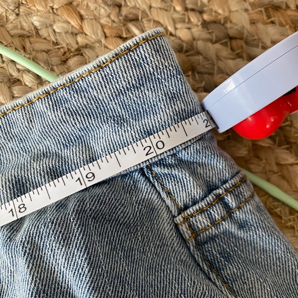 NWOT Forever 21 Light Blue Denim Midi Skirt Size 2X - Picture 10 of 13